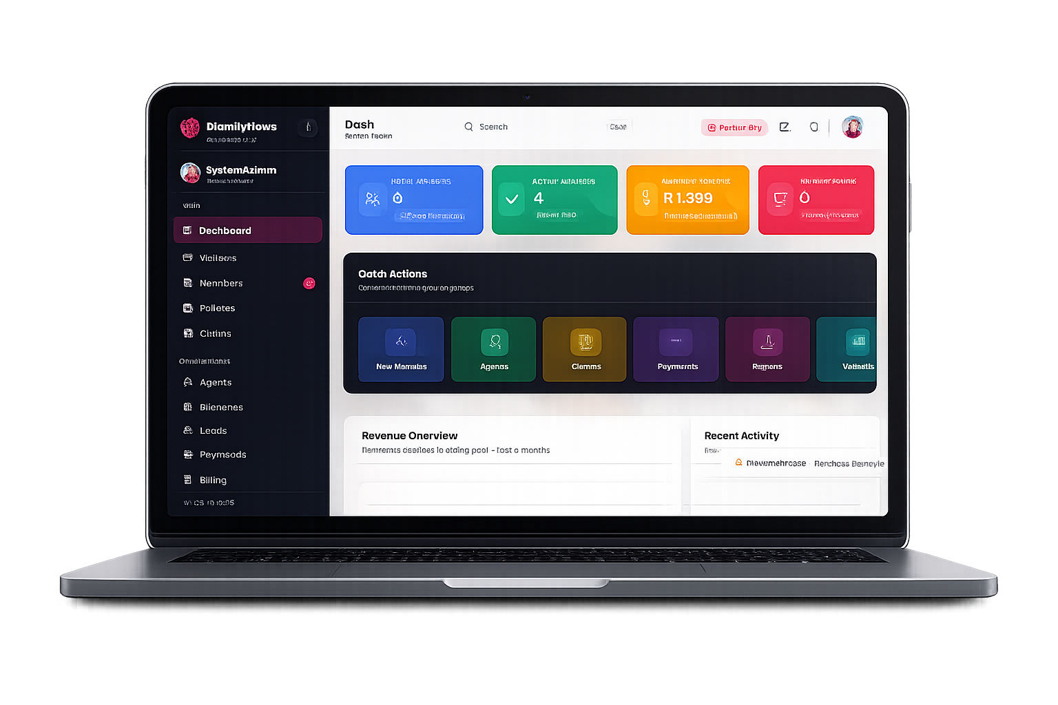 DignityFlow Dashboard Preview